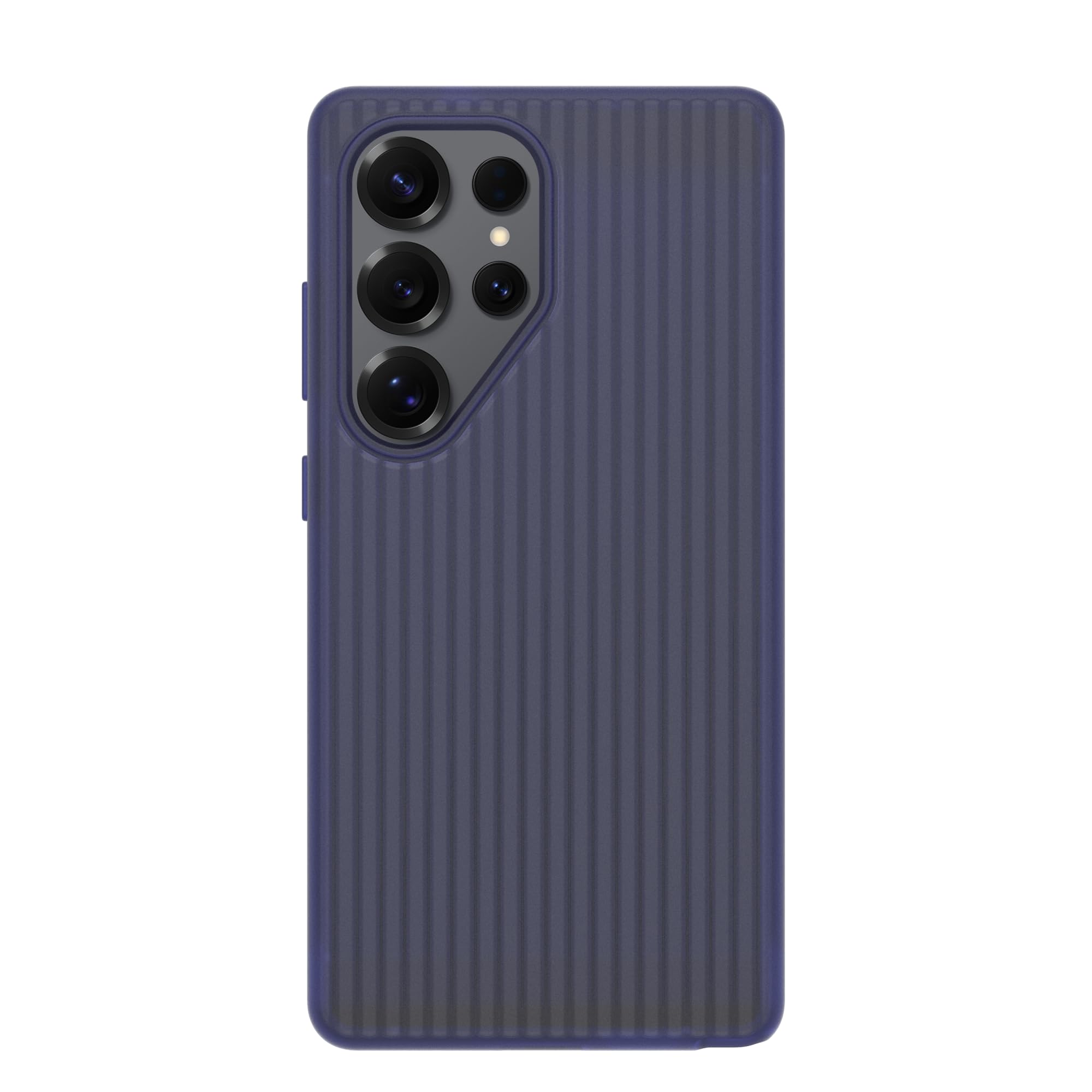OtterBox Funda Suave al Tacto para Samsung Galaxy S25 Ultra Symmetry Series, Color Azul | Funda de silicona suave al tacto, ultrafina para Samsung Galaxy con bordes elevados y protección contra caídas