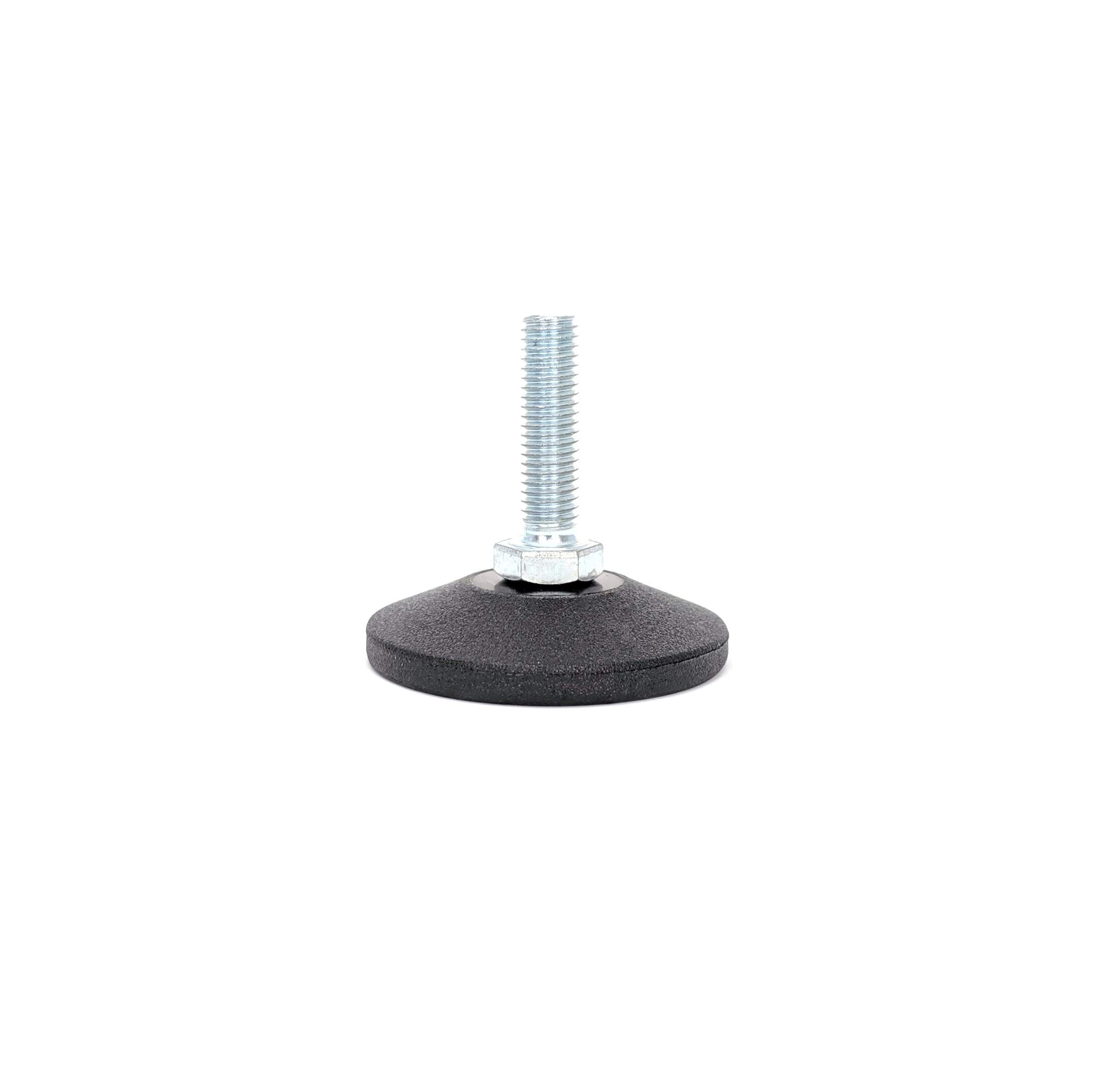 Adjustable Feet with Articulating Base (48mm Diameter Base, M8x30mm, Pack of 36) Weight Rated Threaded Furniture Appliance Machine Foot - Made in Germany โ image 1