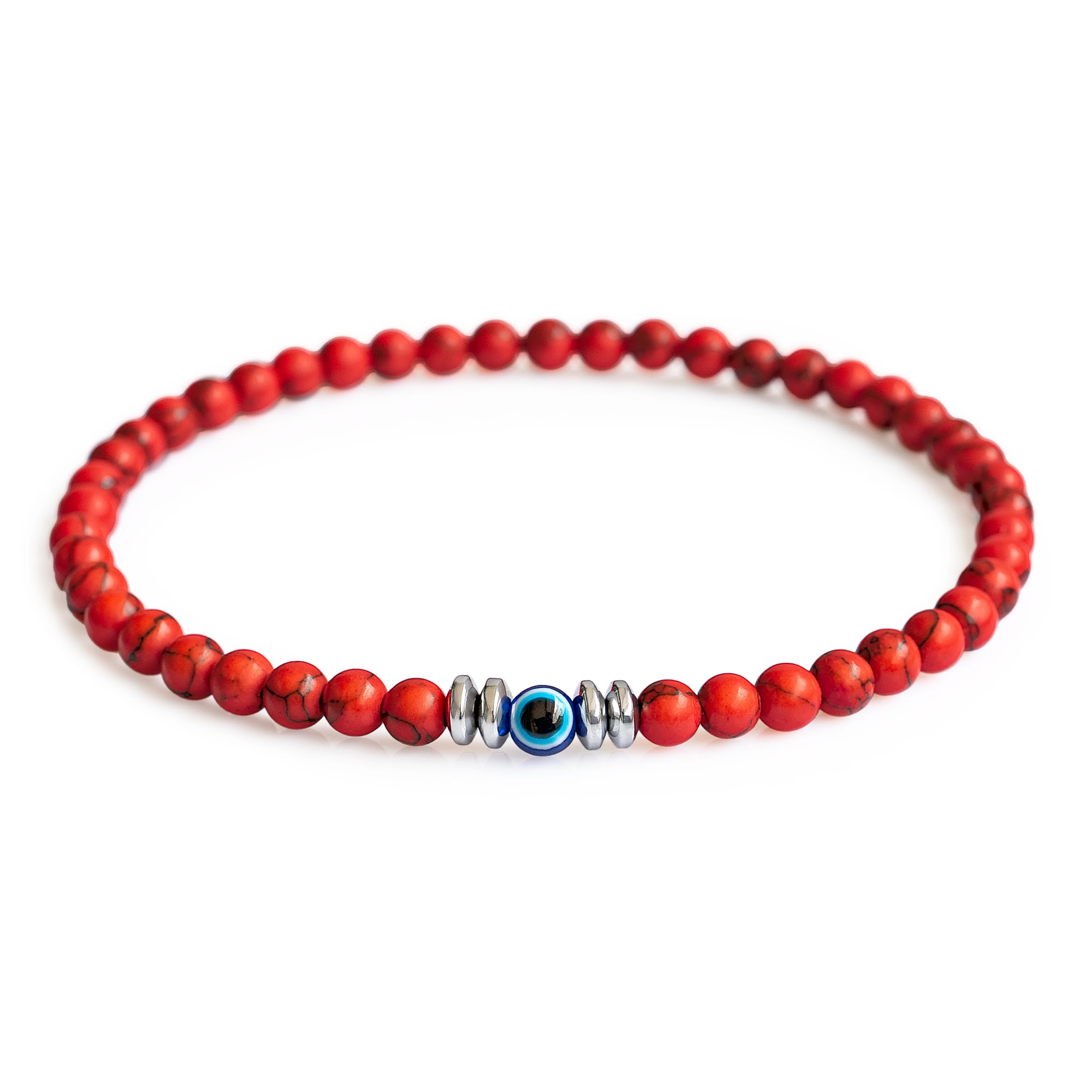 Lameybrt Auge des Bösen Blick Armband Schutz Stretch Armbänder nazar boncuk für Männer