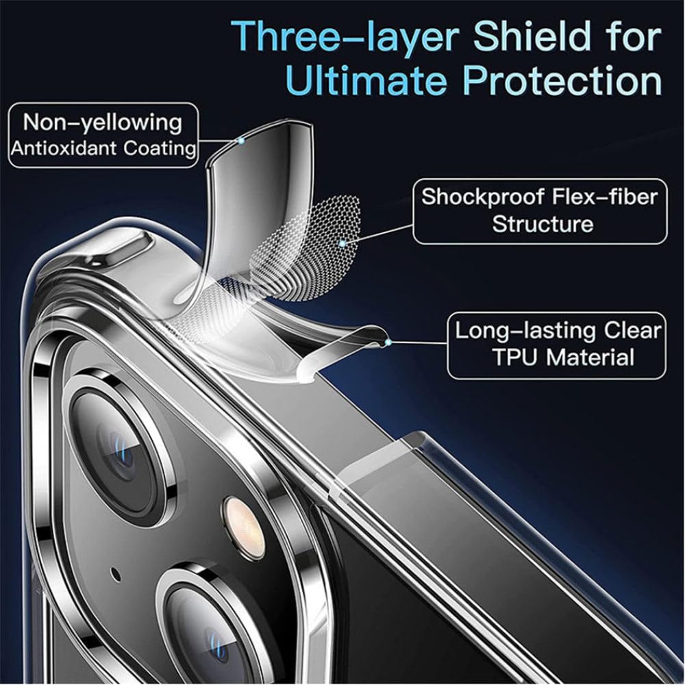 Melomon Cover Compatibile con iPhone 14 Plus, Custodia Slim in