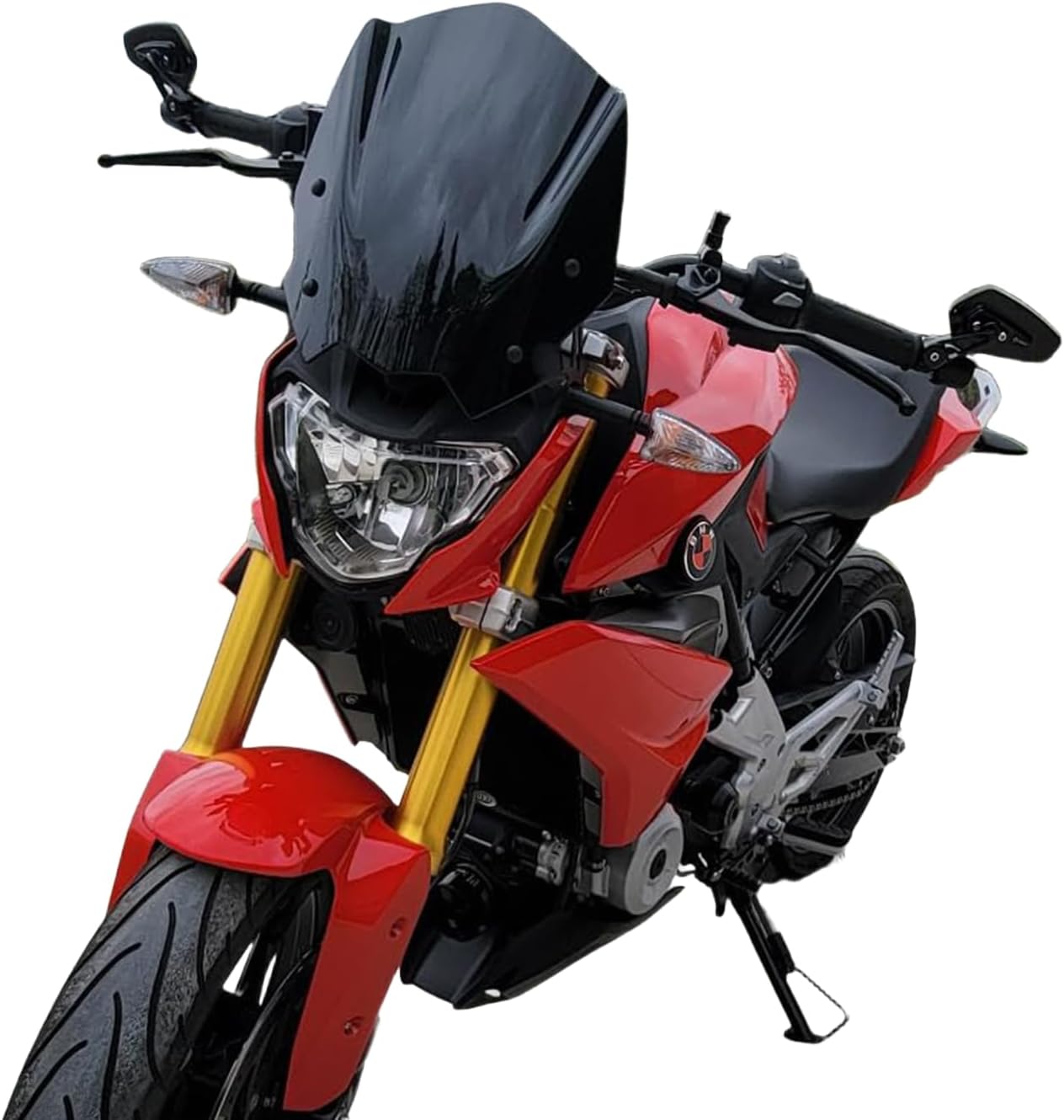 Motorcycle Windshield Deflector Windscreen Visor Flyscreen for G310R G 310 R 2016 2017 2018 2019 2020 2021 2022 2023 2024, Black