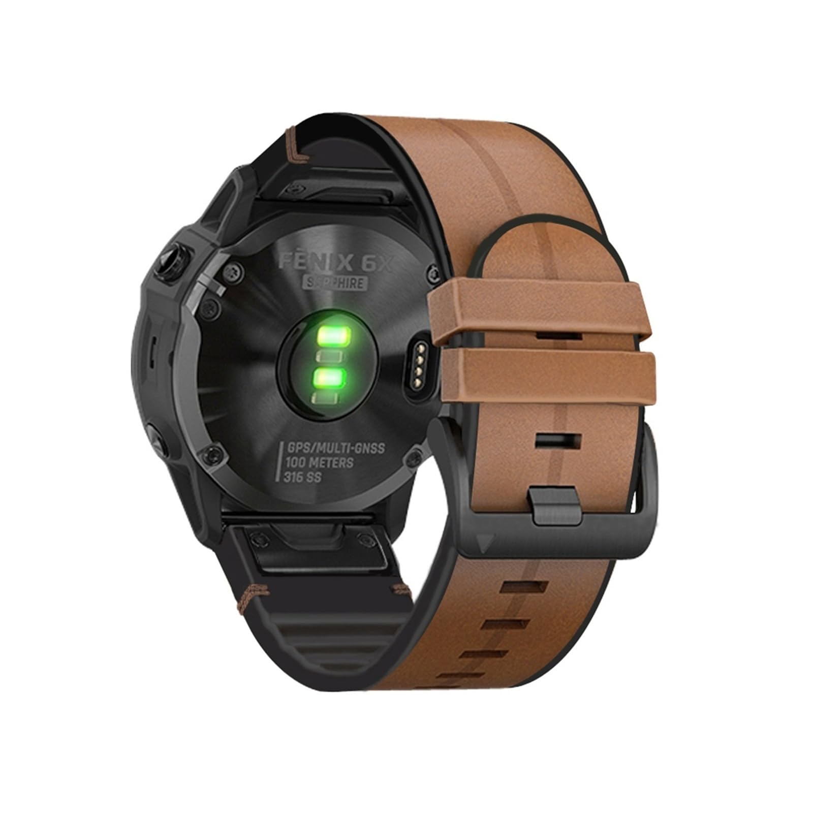Bracelet en cuir silicone 22 26 mm à ajustement rapide pour Garmin Fenix 8 51 47 mm E 7X 7Pro 6X 6Pro Enduro 3 2 Accessoires de bracelet