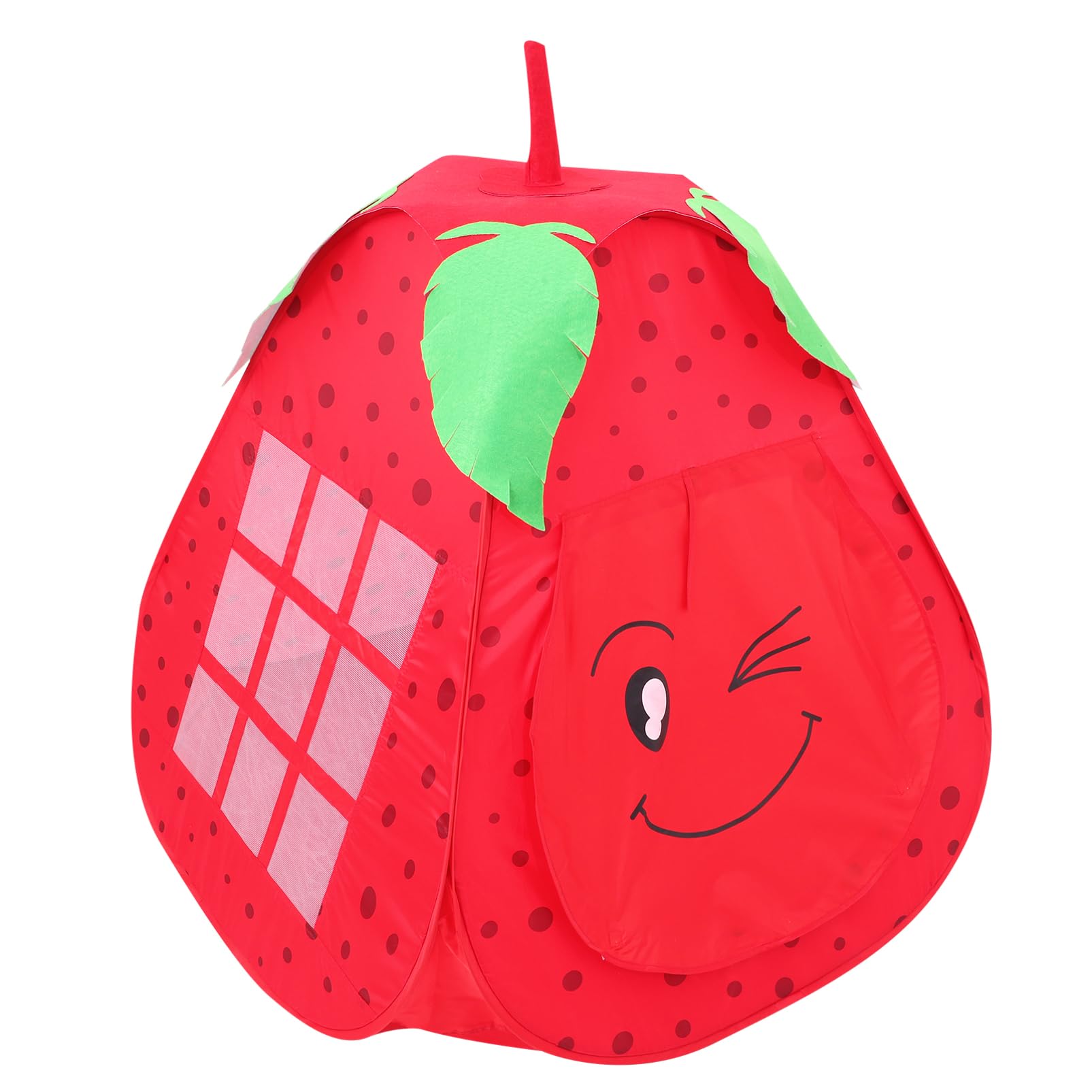 ibasenice Strawberry Play Tent Foldable Indoor Castle for Tent House for Ages Fun and Imaginative Play Space Easy to Clean Lightweight Design