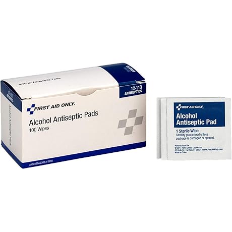 First Aid Only Alcohol Wipes