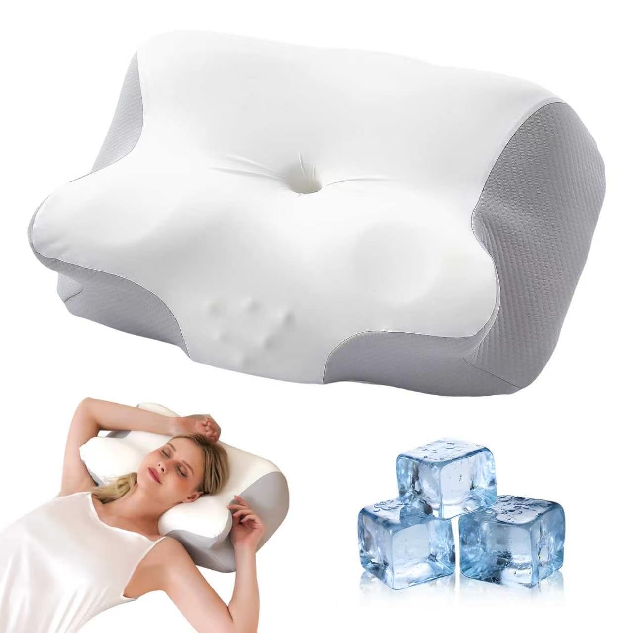 Cuscino Cervicale per Dormire, Cuscino Ergonomico in Memory Foam