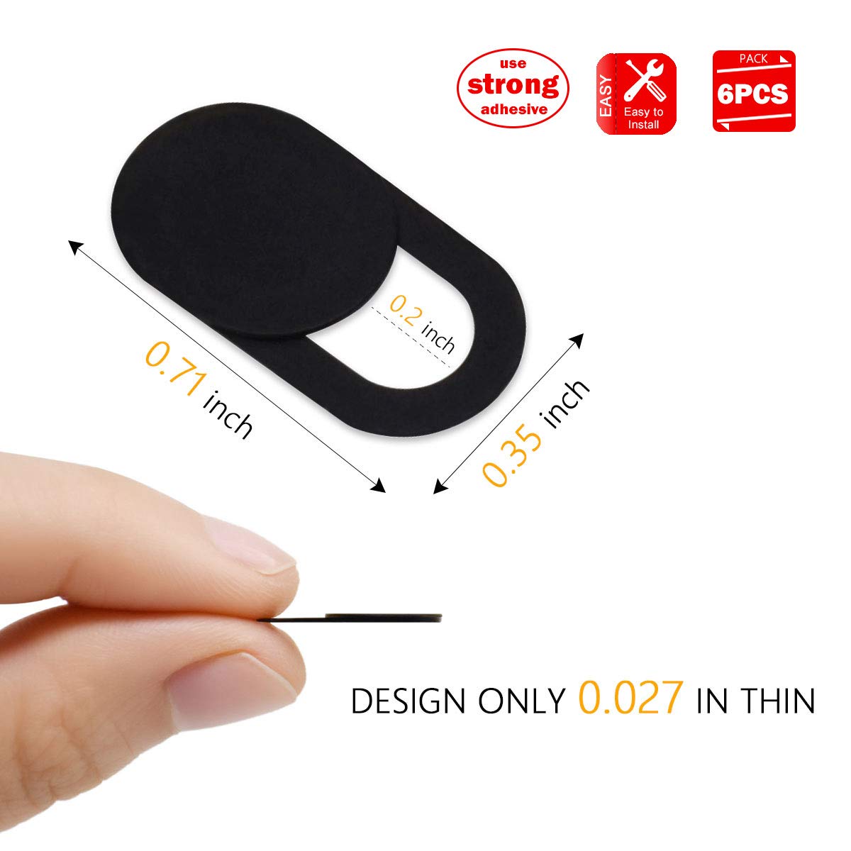 Housoutil 4 Pièces Couverture De Caméra Ordinateur Portable