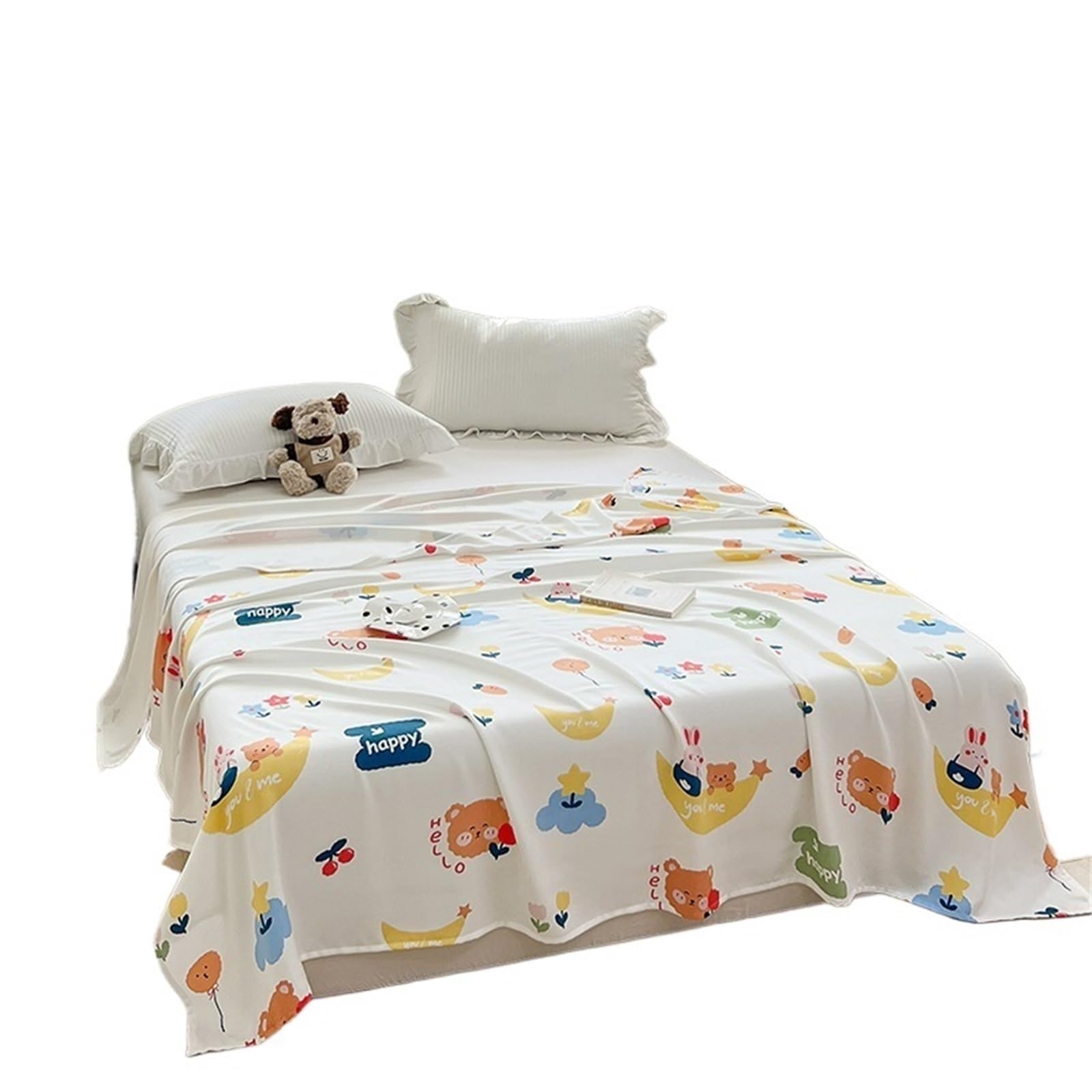 EBzvblxm Cooling Blanket for Summer, Breathable Summer Cooling Blanket Multicolor Multiple Sizes(Color9,100x150cm)