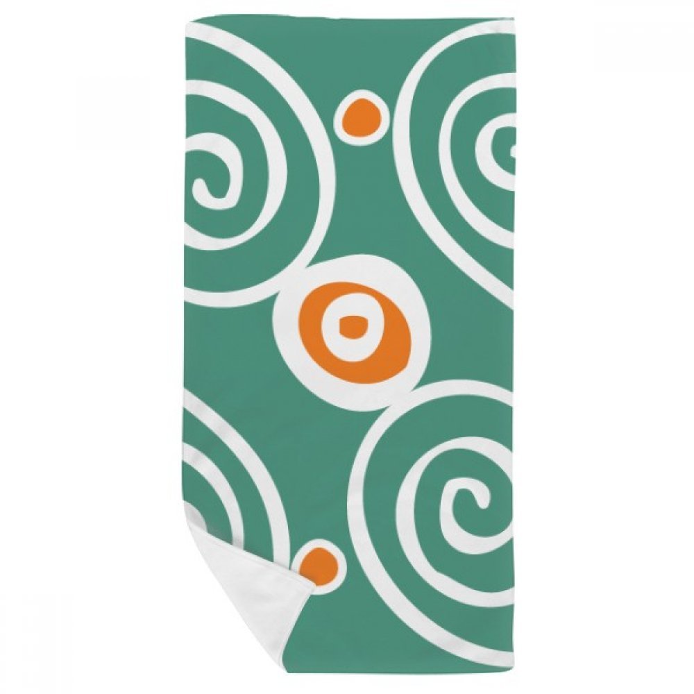 Débarbouillette 35x70cm Mexique Totems serviette douce plantes vertes