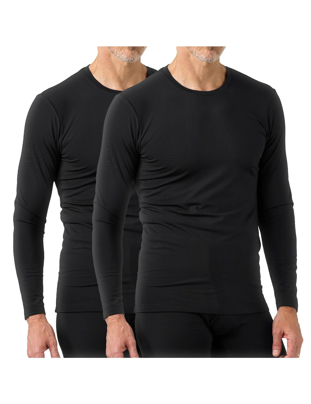 LAPASA Pacco da 2 o 1 Maglia Termica Peso Uomo Maniche Lunghe Canottiera Strato Base - Invernale Sport Allaperto Escursionismo Sci Snowboard M09/M26/M55