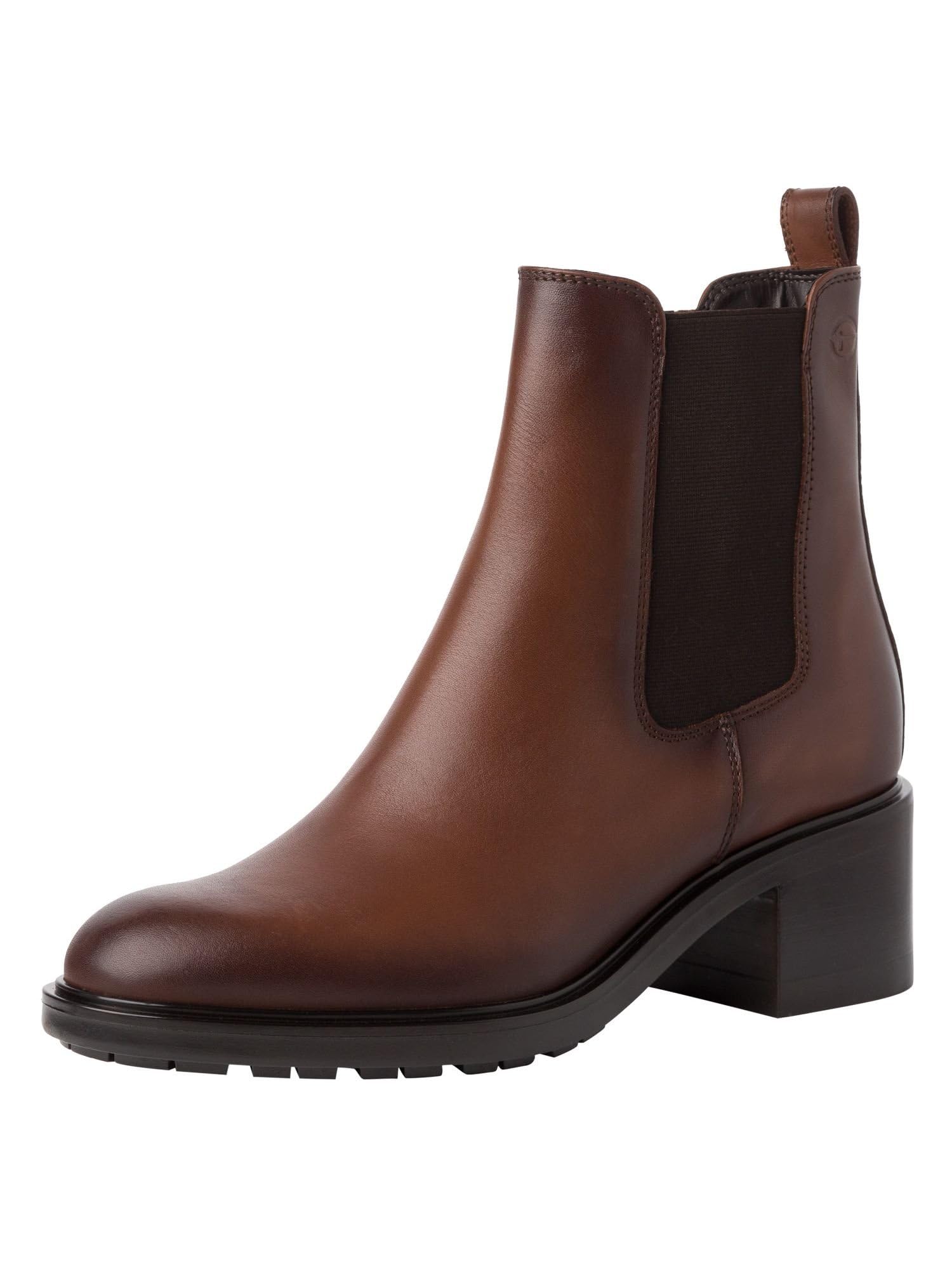Tamaris Women's 1-25016-43 Chelsea Boot, Cognac, 3.5 UK
