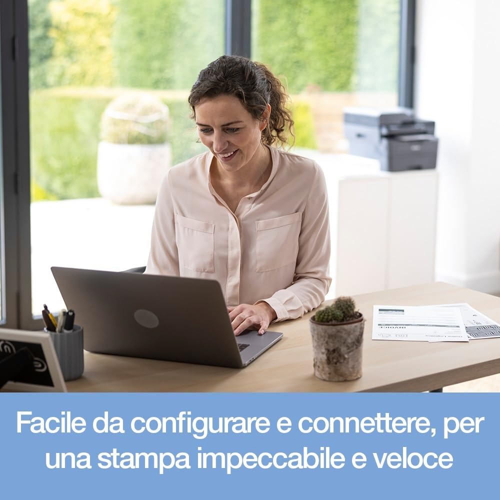 Brother MFCL2827DWXL Monofunzione Laser Monocromatica 32 ppm Stampa Fronte/Retro WiFi LAN USB