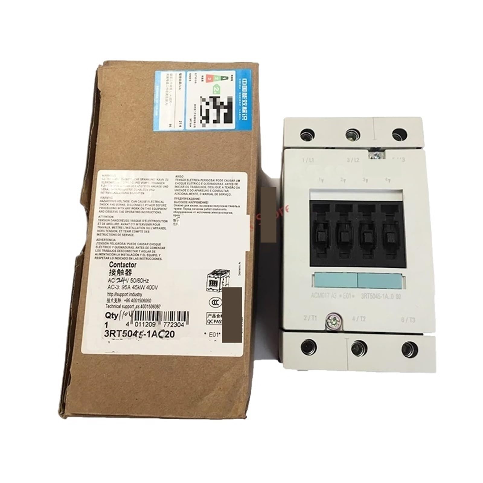 RCGKNNMUZ 1PCS 3RT5036-1AC20 3RT5044-1AC20 3RT5045-1AC20 3RT5046-1AC20 contactor(3rt5046-1ac20)