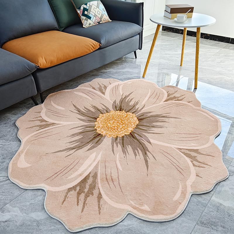 Amazon.com: ZYLG Flower Rugs for Bedroom Living Room Rug Non Slip Rug ...