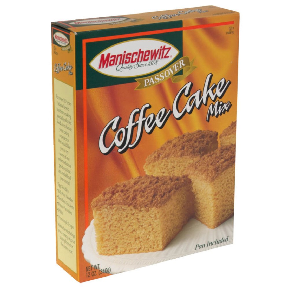 Manischewitz Cake Mix, Coffee, Passover, 12-ounces (Pack of 3)