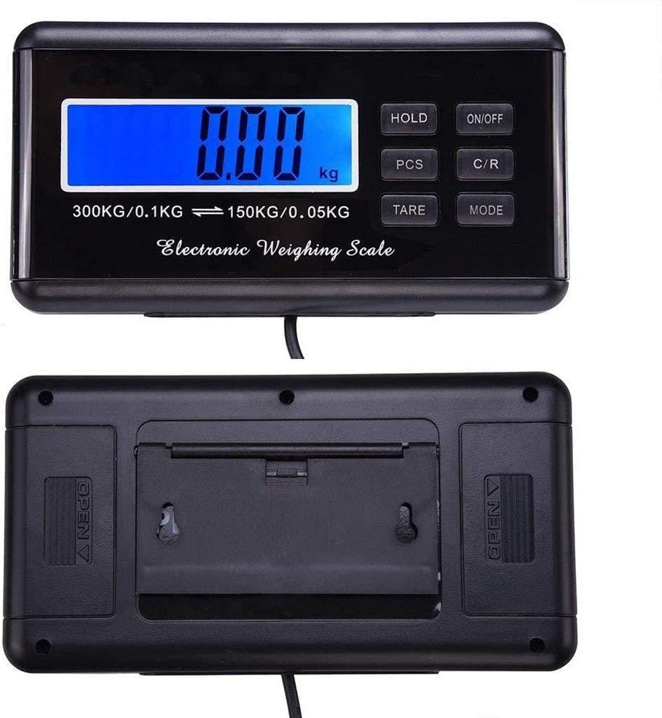 Básculas Digitales de Cocina, báscula Digital for Paquetes de envío Báscula electrónica Báscula Multiusos de Doble precisión Báscula de Equipaje de Acero Inoxidable