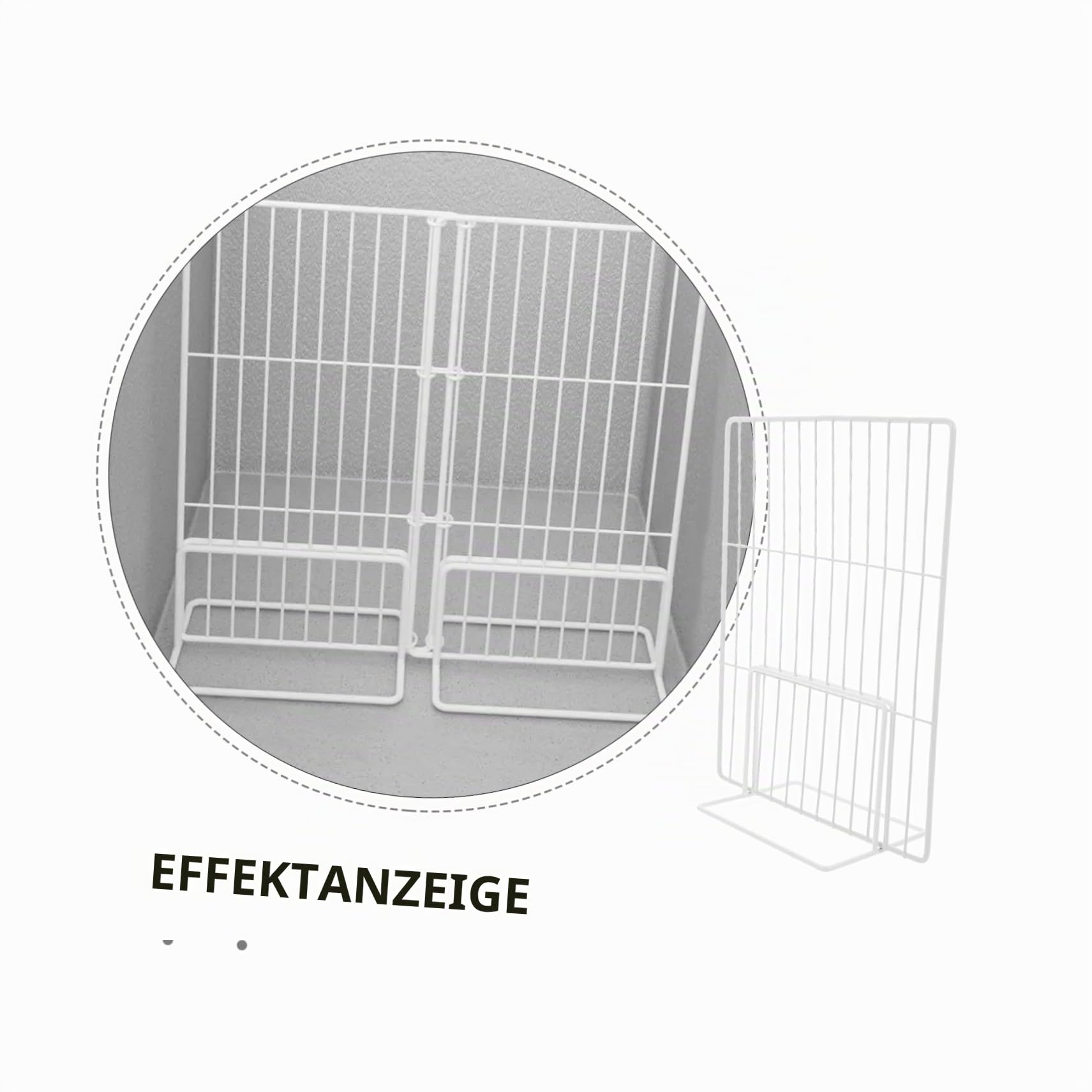 2Stücke Gefrier Trennwände aus Netzgewebe für Kühlschrank Organizer Platzsparende Trennwände zur Effizienten Lagerung von Lebensmitteln für Supermärkte und Gefrierkörbe