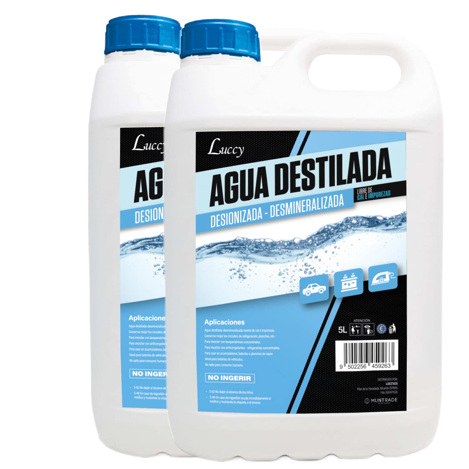 Agua Destilada Luccy 10 Litros