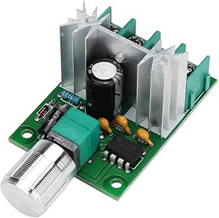 Controlador de velocidade do motor 6V-12V PWM controlador de velocidade regulador de motor de alta qualidade grelha automática ajuste a velocidade do motor