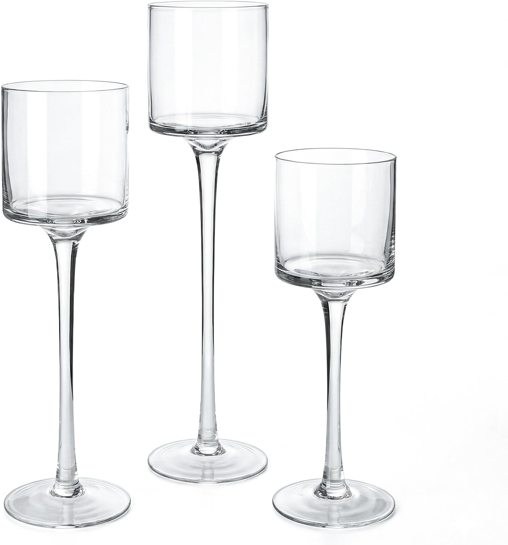 Glass Candle Holders