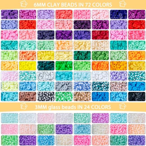 Coffret perles de verre et breloques pour création de bijoux durables aux finitions soignées - 3