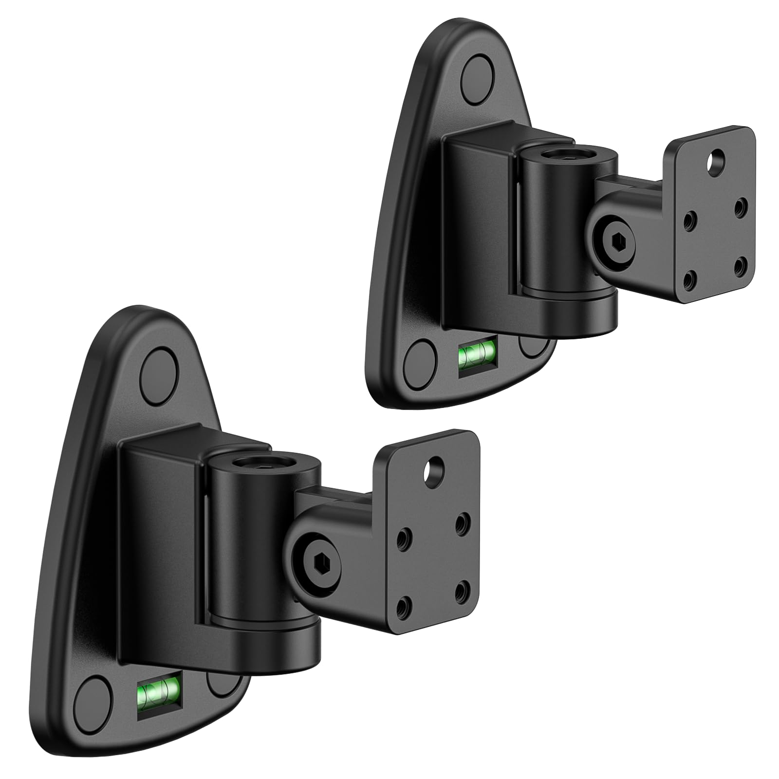 Zestaw 2 regulowanych uchwytów ściennych do Samsung HW-Q990D/Q990F/Q990C/QS700F – pasuje do Samsung SWA-9500S/SWA-W200D uchwyty ścienne z otworem na klucz i gwintowanym uchwytem