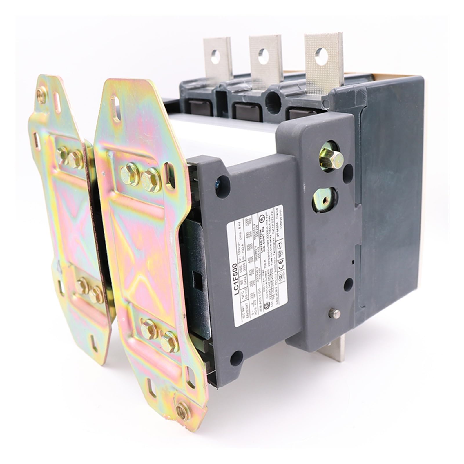 Contactor magnético eléctrico LC1F500M7 AC 3P 3NO LC1-F500M7 500A bobina 220V AC