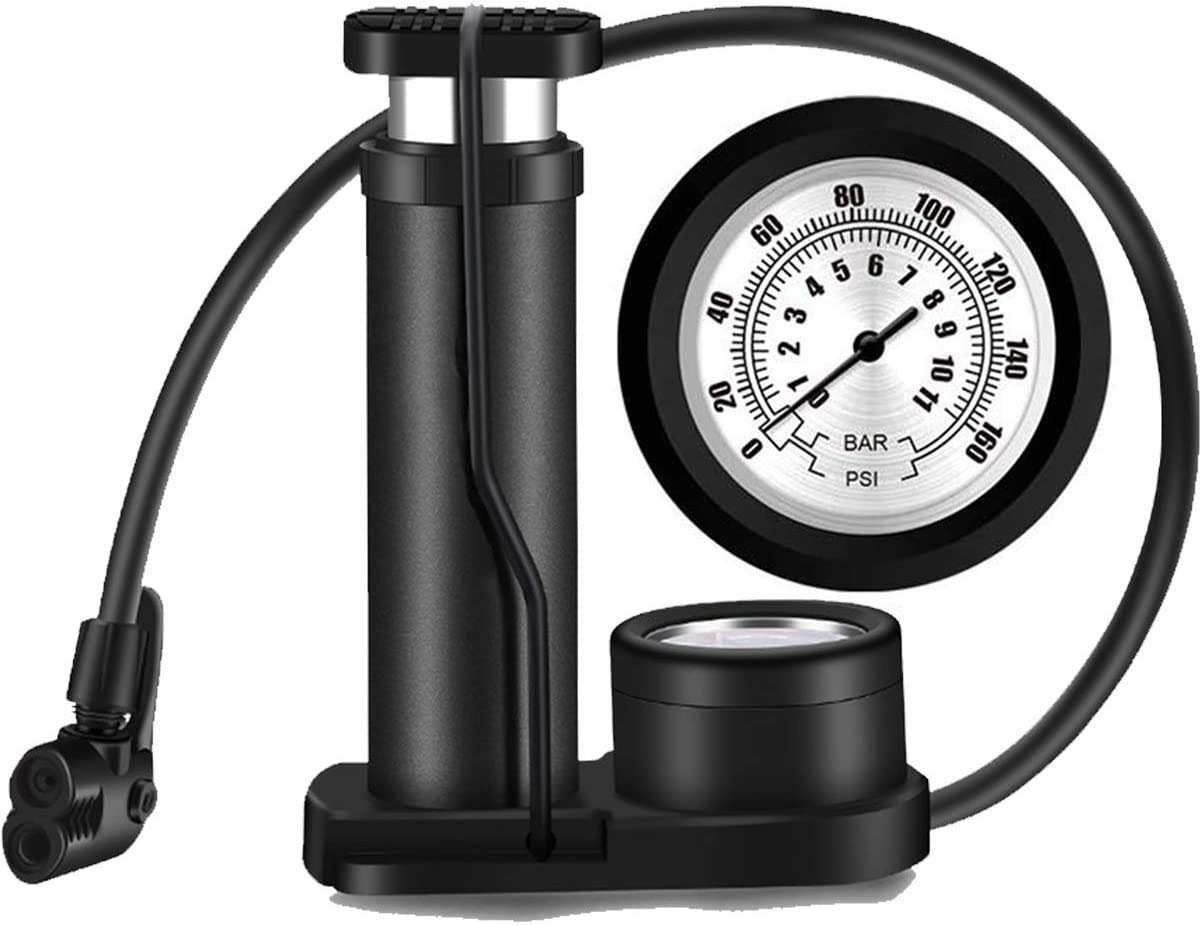 Openja Bike Pump Bicycle Air Pump Foot Activated Floor Mini Cycle Pump for Car Bike and Bicycle with Pressure Gauge (B08S7KLVRJ) Amazon Price History, Amazon Price Tracker