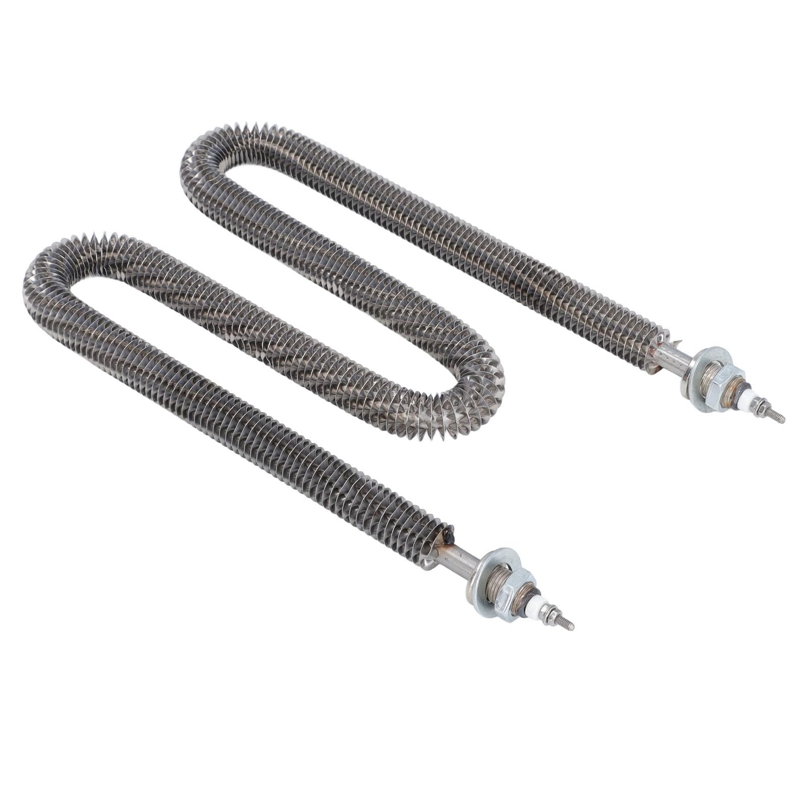 Tubo Riscaldante Alettato Tipo W in Acciaio Inossidabile per Forni e Attrezzature da Panetteria - Elemento Riscaldante Elettrico da 2500 W 220 V - Diametro Tubo 12 mm, Lunghezza (220 V)
