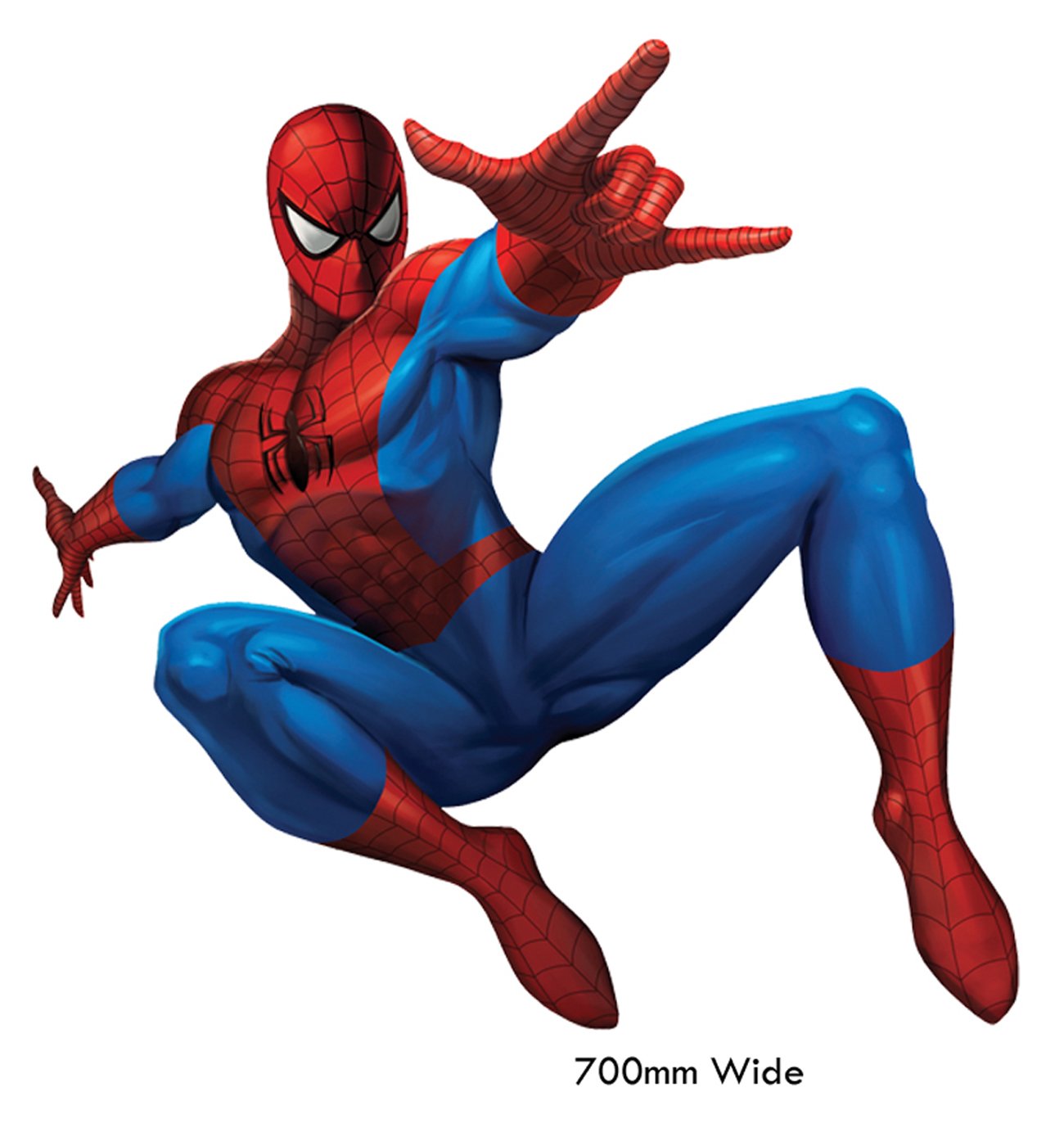 Childrens Superheroes Wall Vinyls wall art wall stickers wallart 700mm Wide Customise4U? (Style 2)