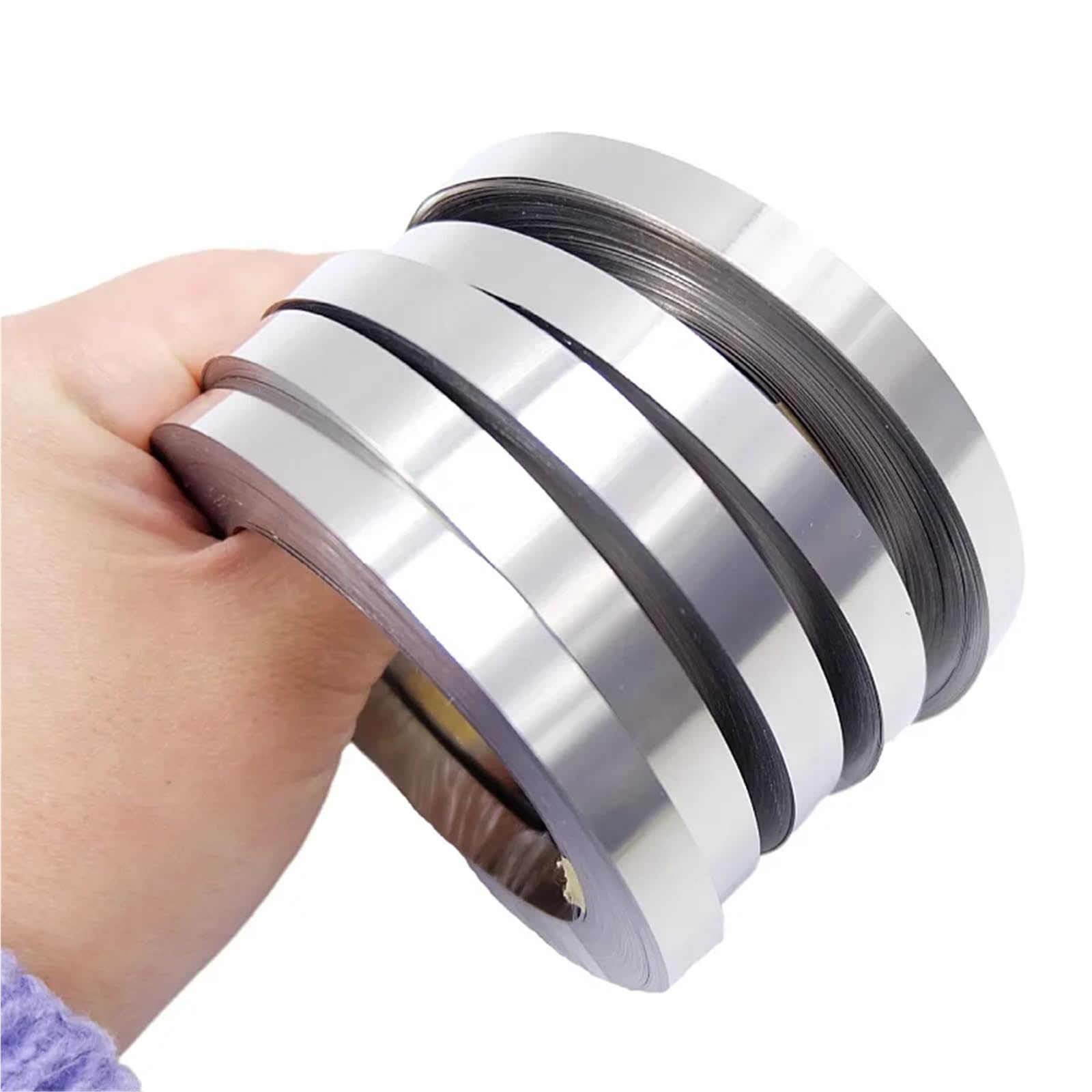 ByNGSDCC Nickel Strip Tape 10M Plated Steel for 18650 Li-ion Battery Spot Welding 0.1 x 5mm(0.12 x 10mm (10M))
