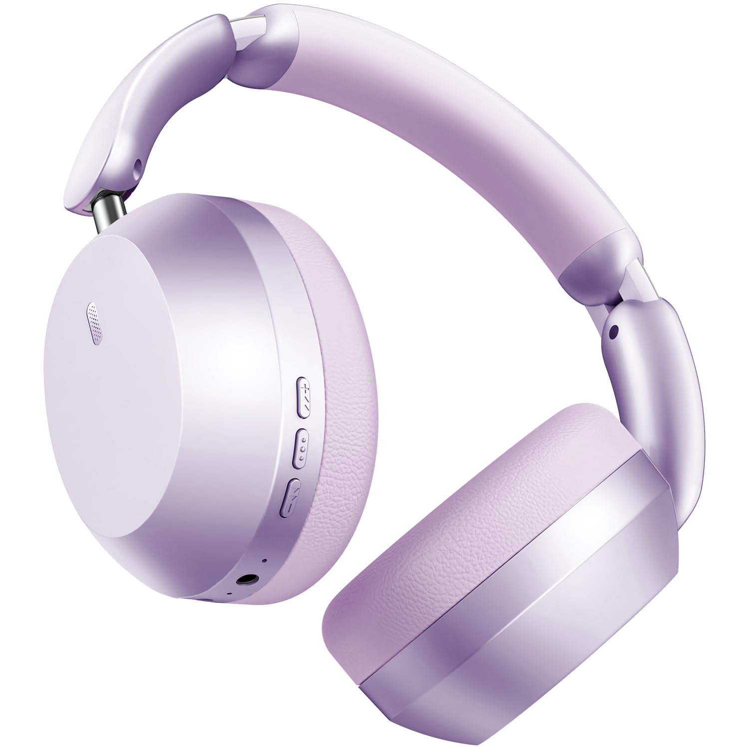 Wentronic Y04 - Cuffie over-ear wireless Bluetooth 5.3 con cancellazione attiva del rumore e suono ad alta risoluzione, 48 ore di riproduzione, morbidi padiglioni auricolari - viaggi, ufficio e casa