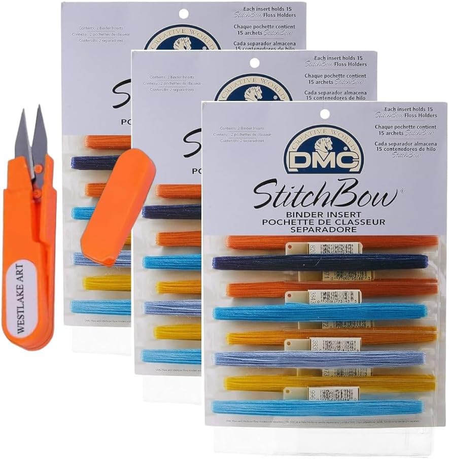 Dmc Stitchbow Binder Inserts, 3.34 Oz, Organize Embroidery