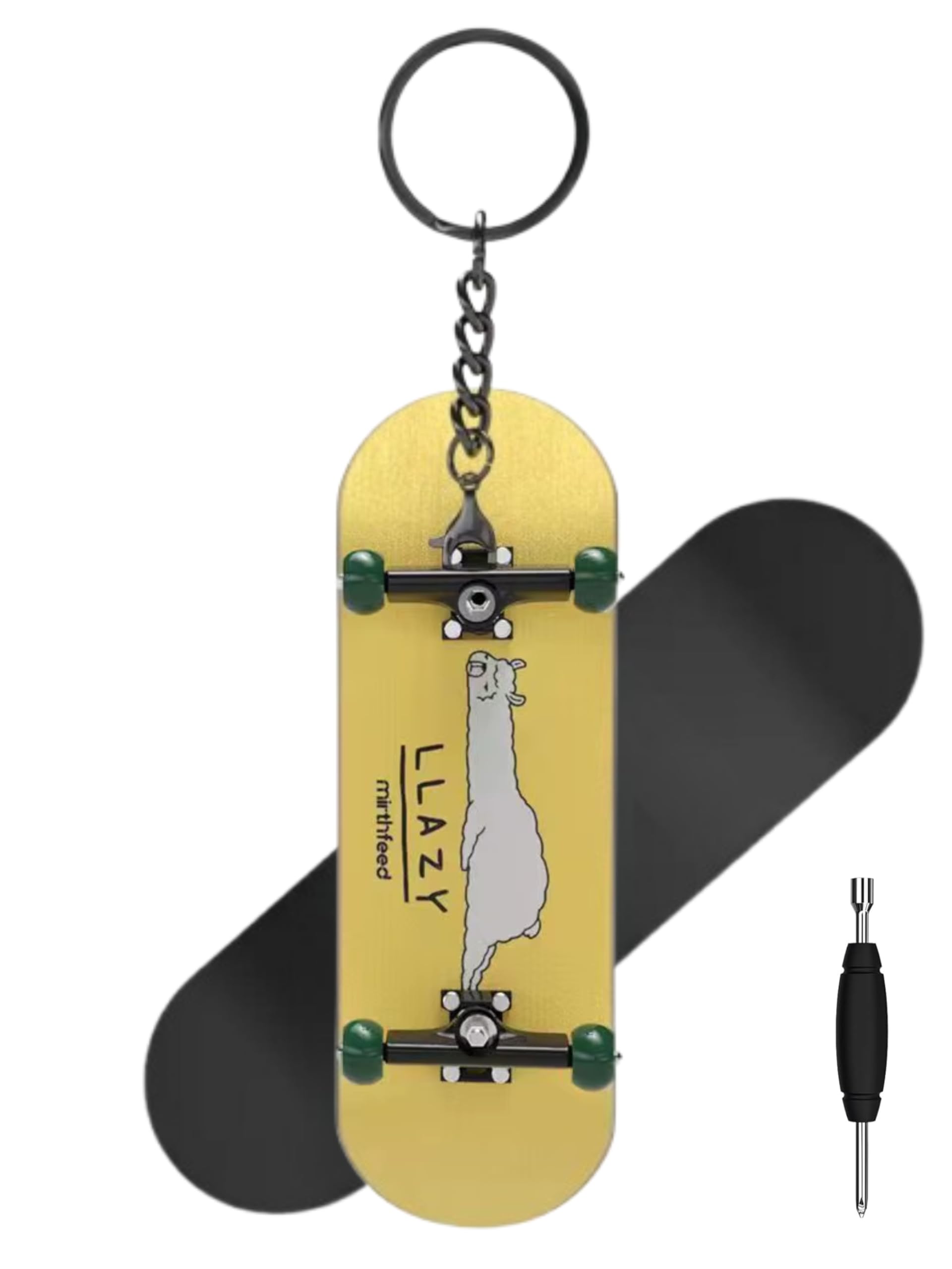 32mm Pro Fingerboard Complete Set | Bearing Wheels | 5 Ply Maple Deck | Anti Skid Grip Tape | Complimentary Tool | Concave Shape-image-34