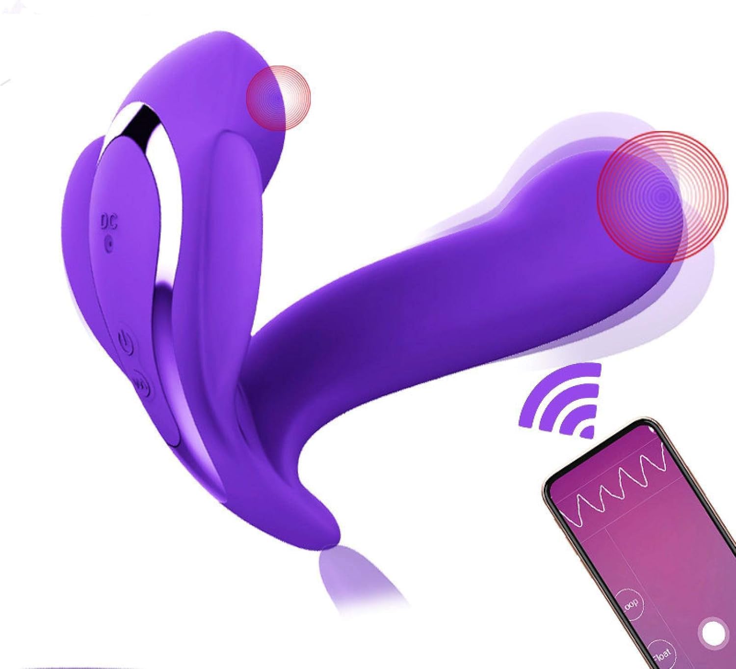 Use consolador Mariposa vibrador Juguete Sexual para Pareja ...