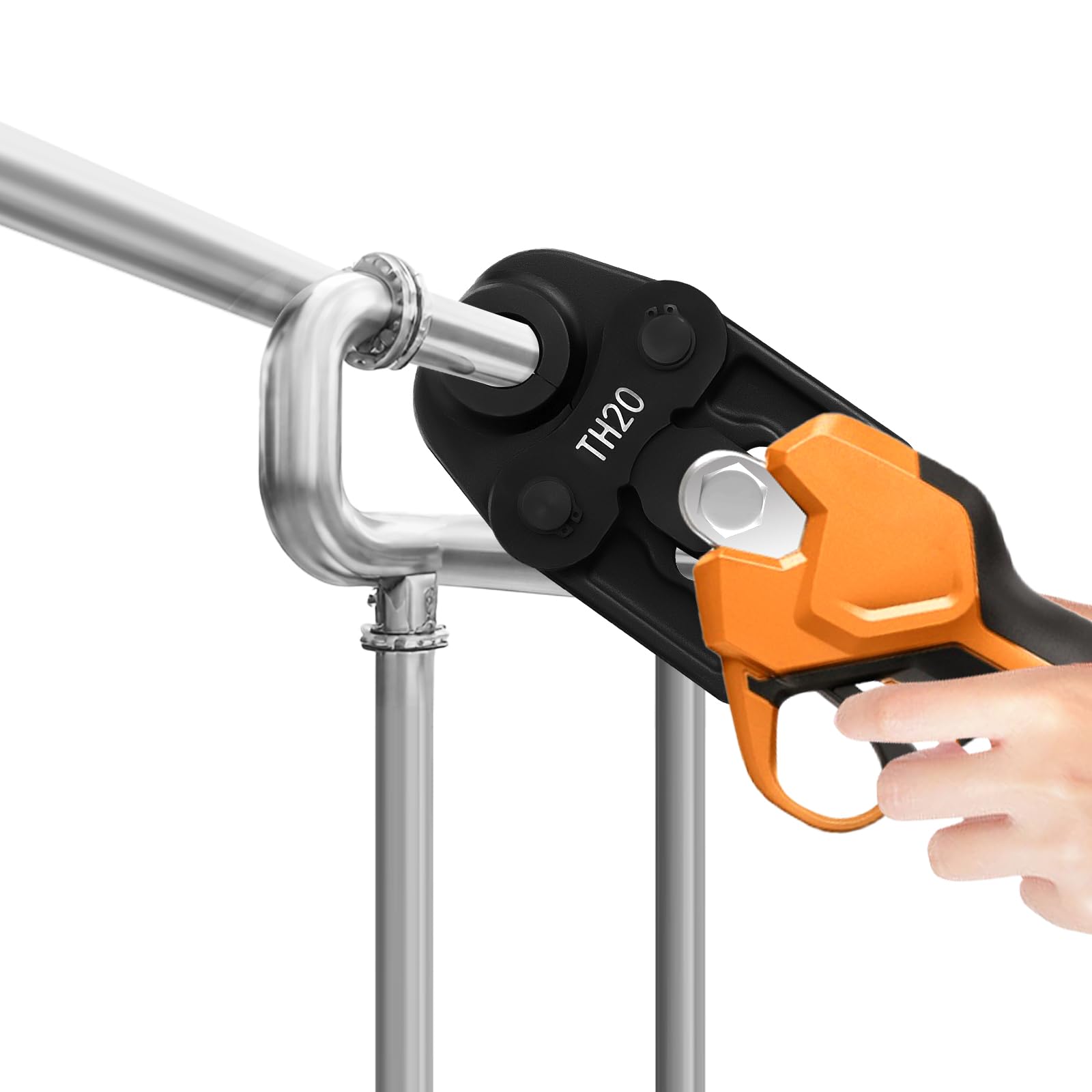 Ganasce a pressa, pinza con profilo TH 16 20 26, tubo composito, per tubi compositi in alluminio e plastica