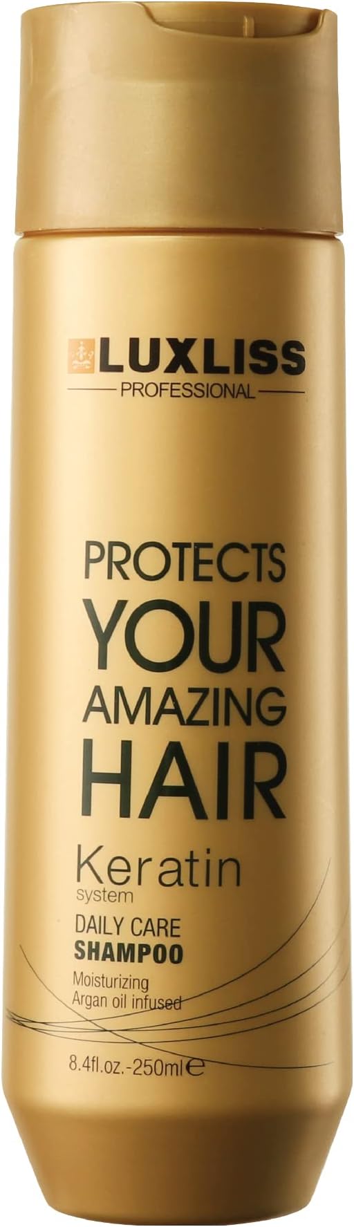 Luxliss Keratin Daily Care Shampoo 250 ML Gold edition