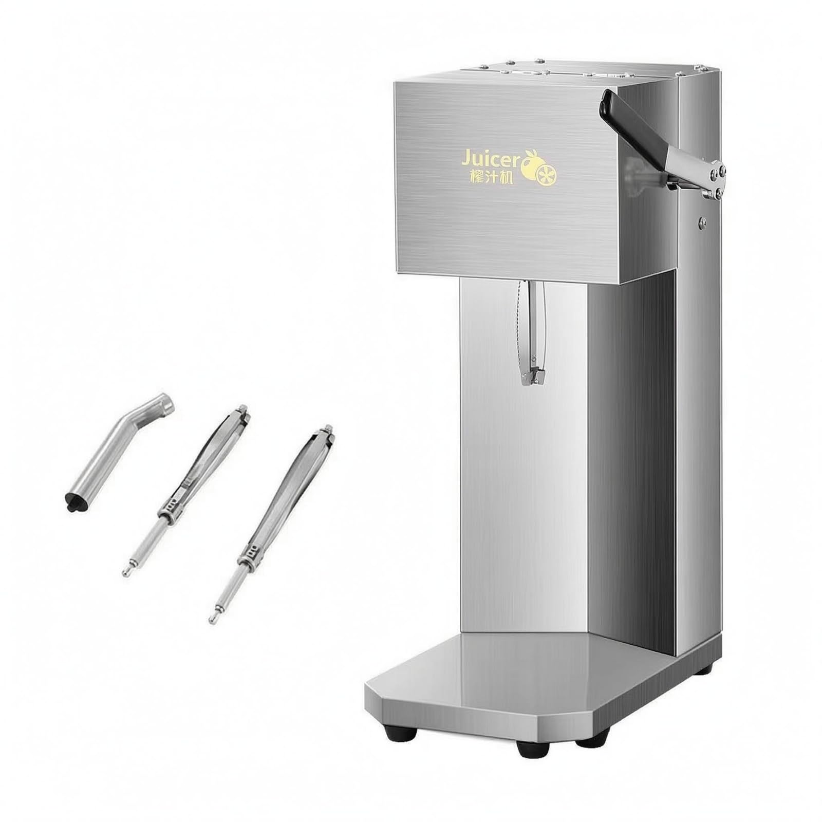 Exprimidor Vertical Palanca Lateral Exprimidor Eléctrico Fácil Limpiar Eléctrica para Frutas Cítricas para Comercio, Hogar