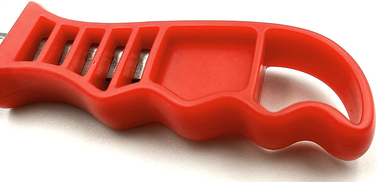 Kombi Spazzola Nylon Pvc Rigida Curva Fili Ondulato Dorso Metallo Manico Plastica Ergonomico, Spazzola Mano Pvc Nylon Rigido Ideale Pulizia Materiali Delicati Saldatura Ruggine