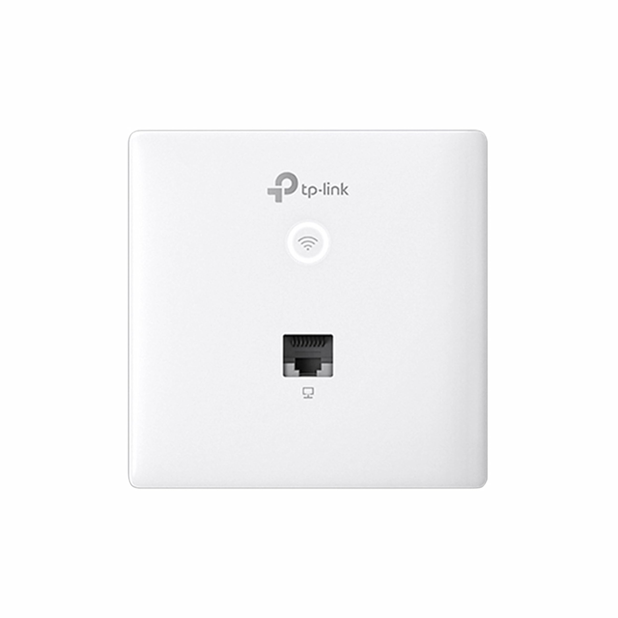 TP-Link N300 Wireless N Wall-Plate Mounting Access Point, Support PoE 802.3af, 300Mbps Wi-Fi Speed, Simply Managed by Cloud Access and Omada app (EAP115-WALL, White)