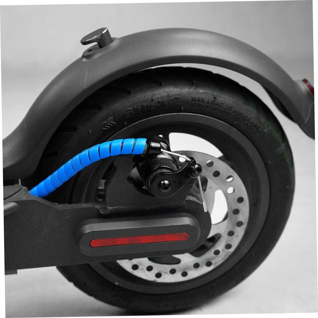 Copertura protettiva per tubo a spirale della linea del freno dello scooter Custodia per cavo per scooter elettrico da 1 m Blu.