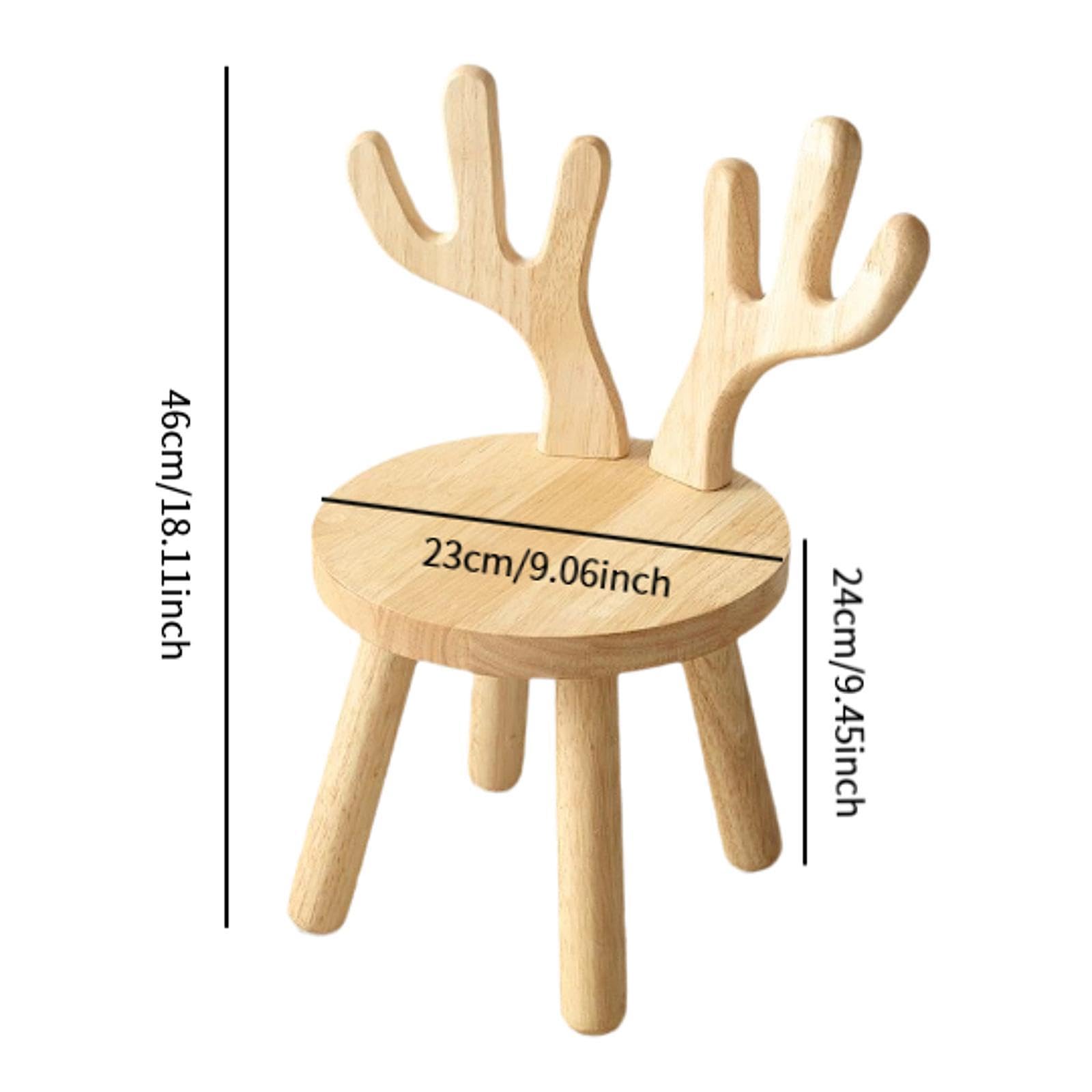 Silla Infantil, Taburete, Taburete de Madera, Silla, Reposapiés, Taburete Escalonado, Infantil para Dormitorio, Sala de Juegos, Puerta, Guarde
