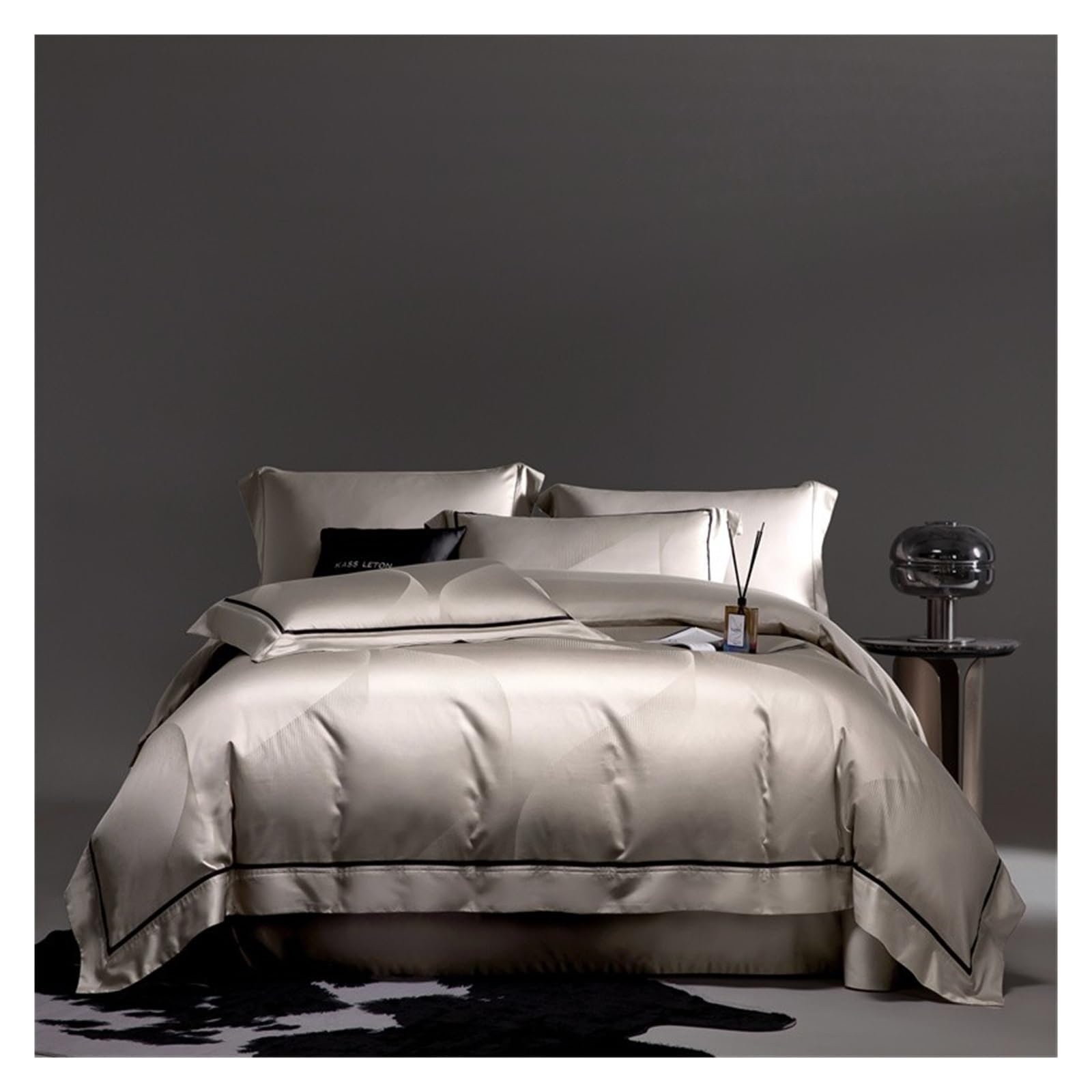 ADovz 100 Egyptian Cotton King Sheet Set 1500TC Luxury Soft and Smooth King Size Bed Sheets Set Extra