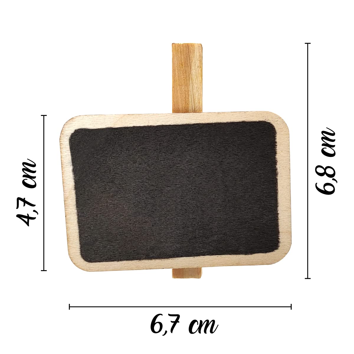 Marcatori Per Piante In Legno - Etichette Da Giardino Con Molletta - Per Semi, Fiori E Orto - Foto 14