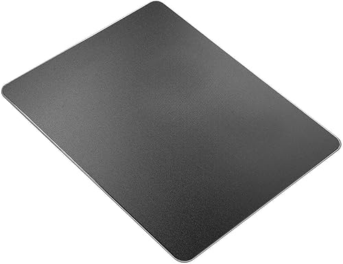 Miniatura 7 de Hard Black Metal Aluminum Mouse Pad Mat Smooth Magic Ultra Thin Double Side Mouse Mat Waterproof Fast and Accurate Control for Gaming and
