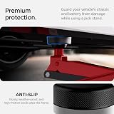Spigen Tesla Model 3 2023, 2024 Highland and Model Y Lifting Jack Pads, Premium Protection with Storage Case, Designed for Tesla Model 3 2023 2024 Highland/Y/S/X Accessories - 4 Packs, Carbon Edition - 4