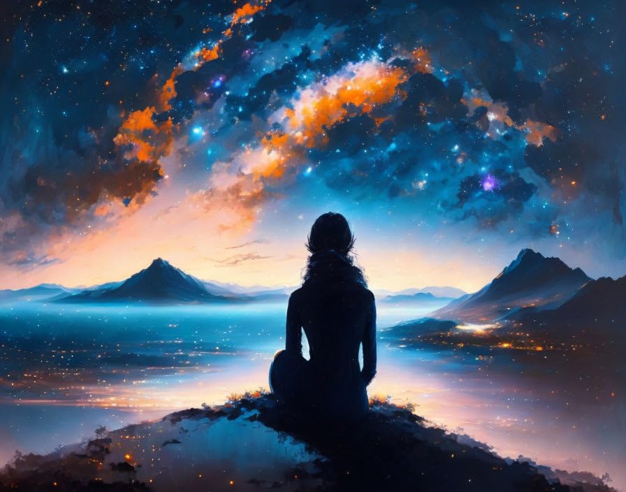 Poster mural nature de 50x70cm pour creer un salon cocooning avec vue panoramique sur toile