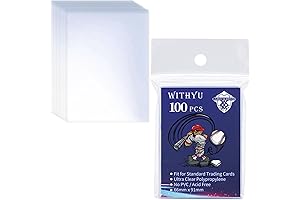 Soft Trading Card Sleeves, Top Loading Sleeves for Standard Cards
