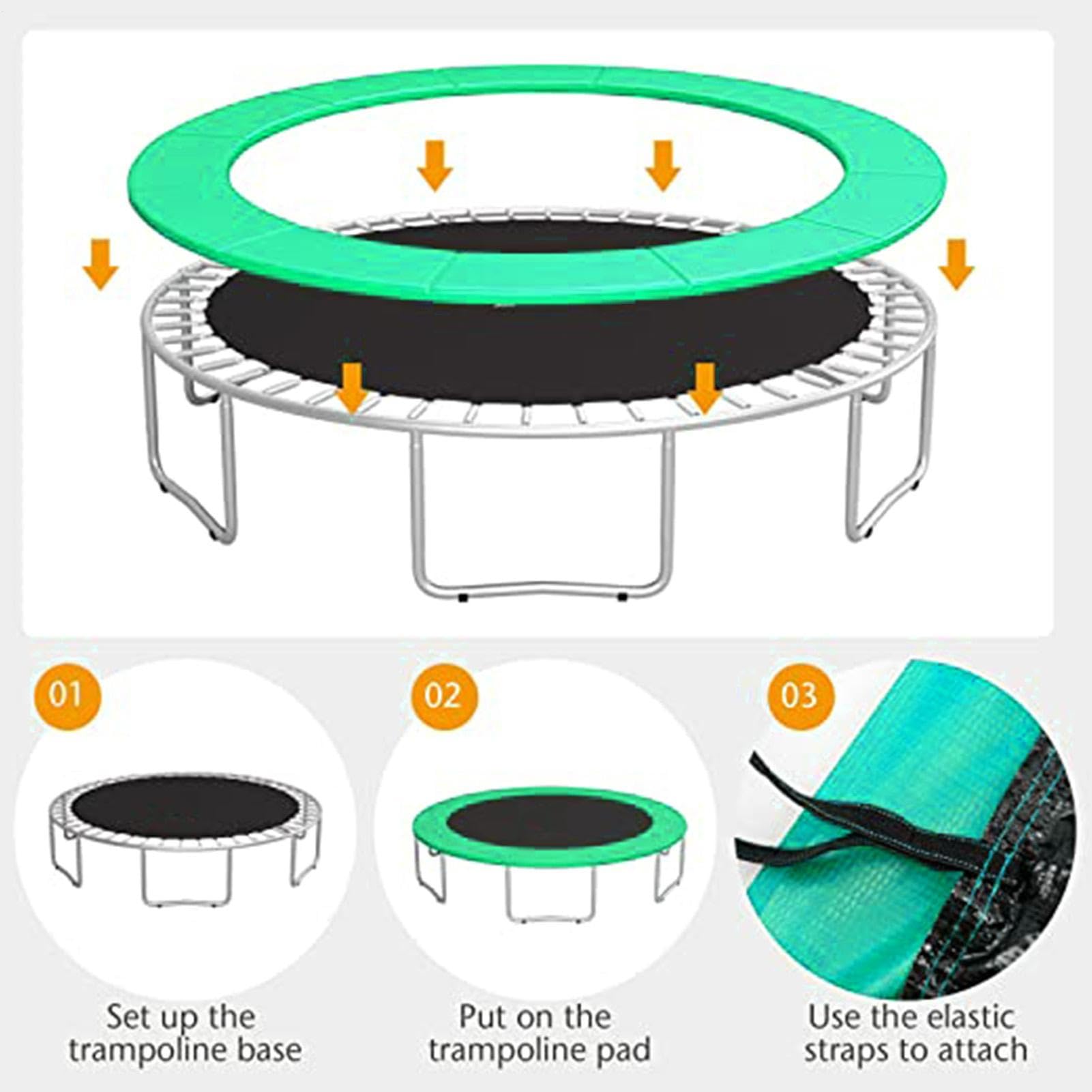 Hugsweet Tappetino di Ricambio per Trampolino - Imbottitura per Telaio