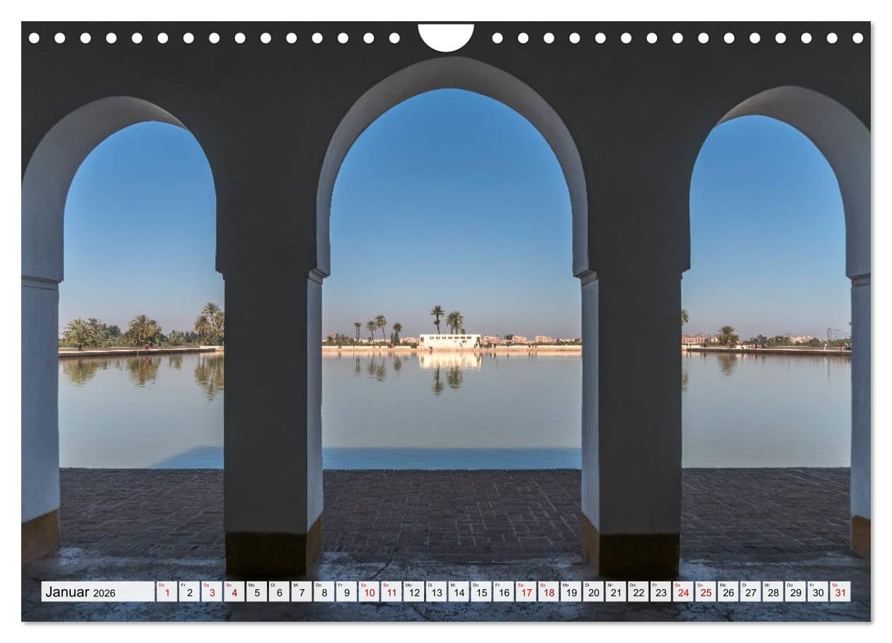 Marokko - Marrakesch (Wandkalender 2026 DIN A4 quer), CALVENDO Monatskalender: Eine der faszinierendsten Städte der Welt in einem Kalender vom Reisefotografen Peter Schickert. (CALVENDO Orte)