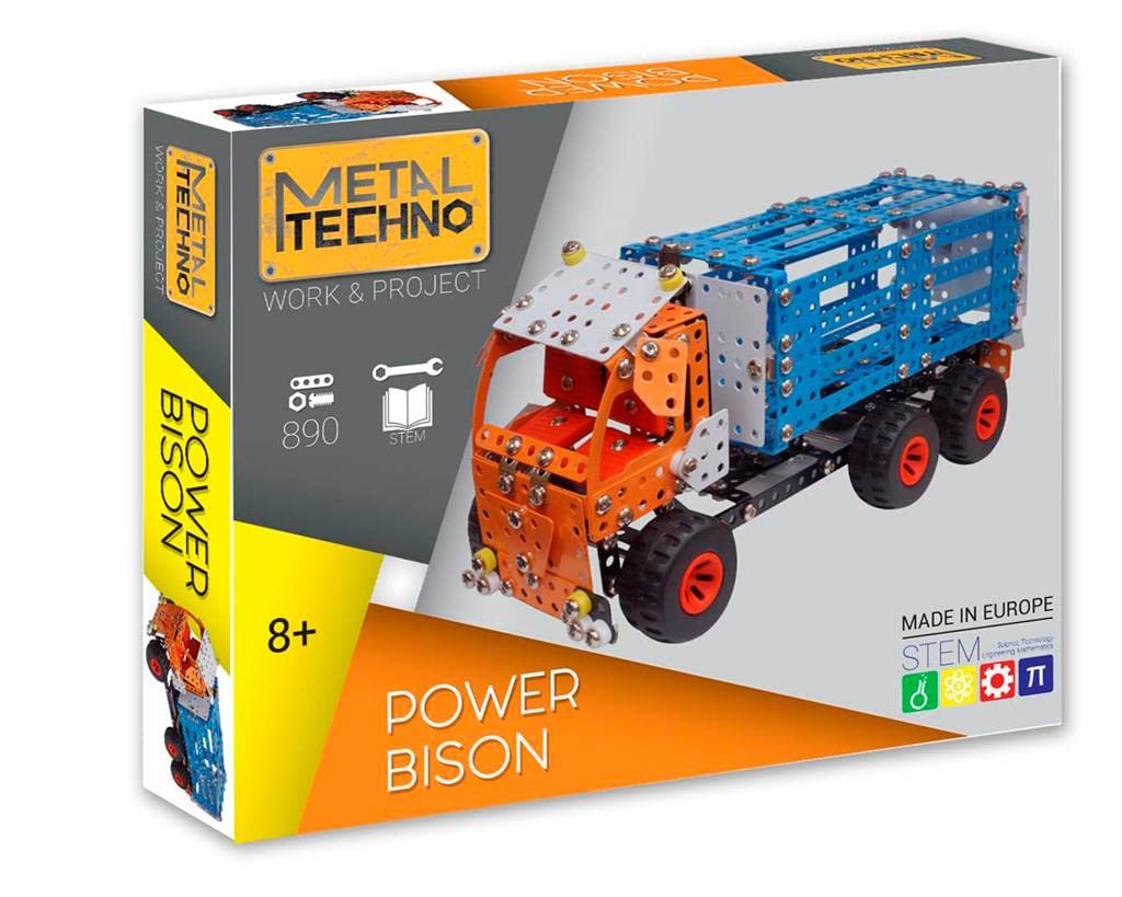 XL: Power Bison Camion 11,5 x 32 x 14 cm, 810 pezzi, scatola 38 x 30 x 7 cm, 8+.